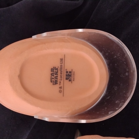 Baby Yoda Clay set of Spaceships Pencil Holders Collectable Star Wars Figures - Picture 6 of 9